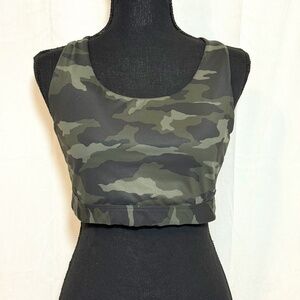PREOWNED Athleta Camo Sports Bra - Size Large